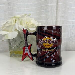 Hard Rock Cafe San Antonio 🎸 Mug - Red and Black
